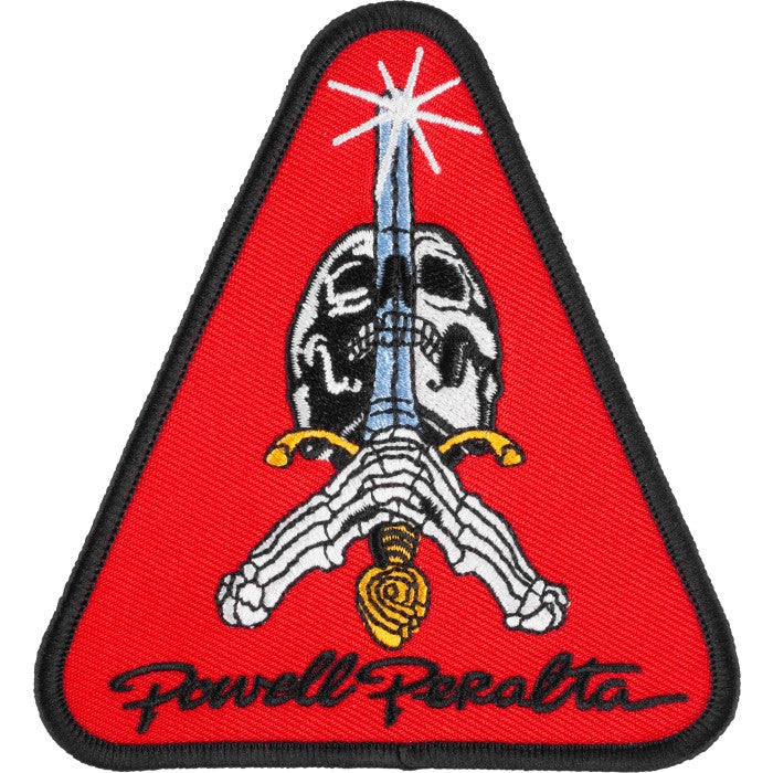 Powell Peralta - Skull and Sword Patch Red