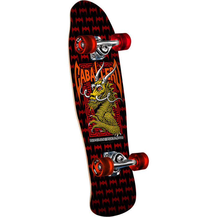 Powell Peralta - Mini Cab Dragon Complete Skateboard Black/Red 8 X 29.5''