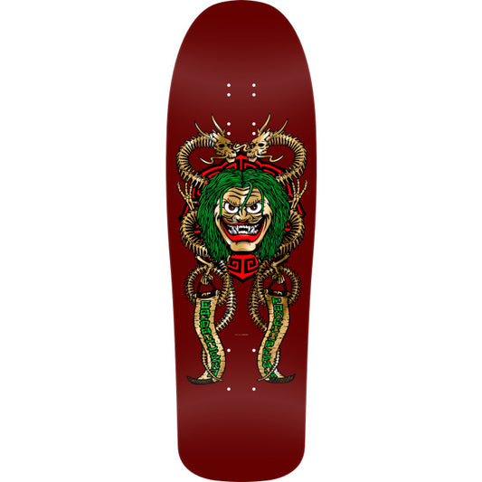 Powell Peralta - Steve Caballero Mask Reissue Deck Burgundy/Gold Foil