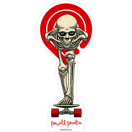 Tucking skeleton sticker