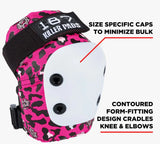 187 Killer Pads Junior 6 Pack Staab Pink knee pad and info