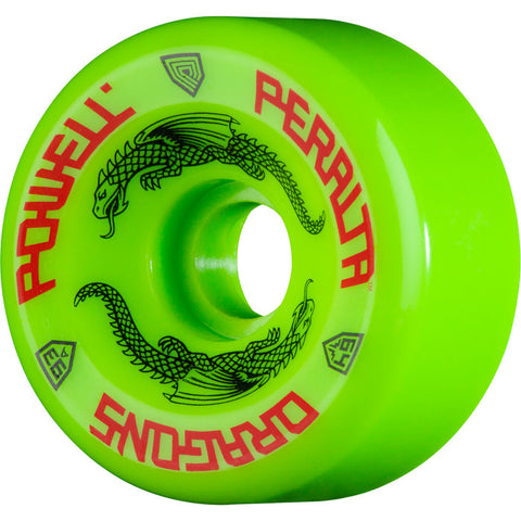 Powell Peralta - Dragon Formula Skateboard Wheels 64mm 93A Green
