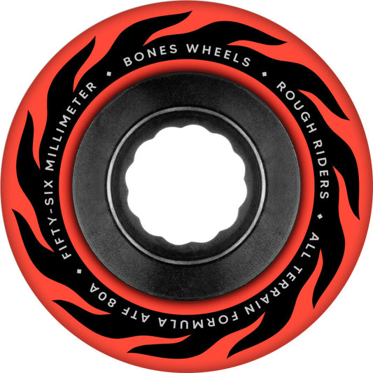Bones - ATF Rough Rider Wheels Eternal Flame 56MM 80A Red