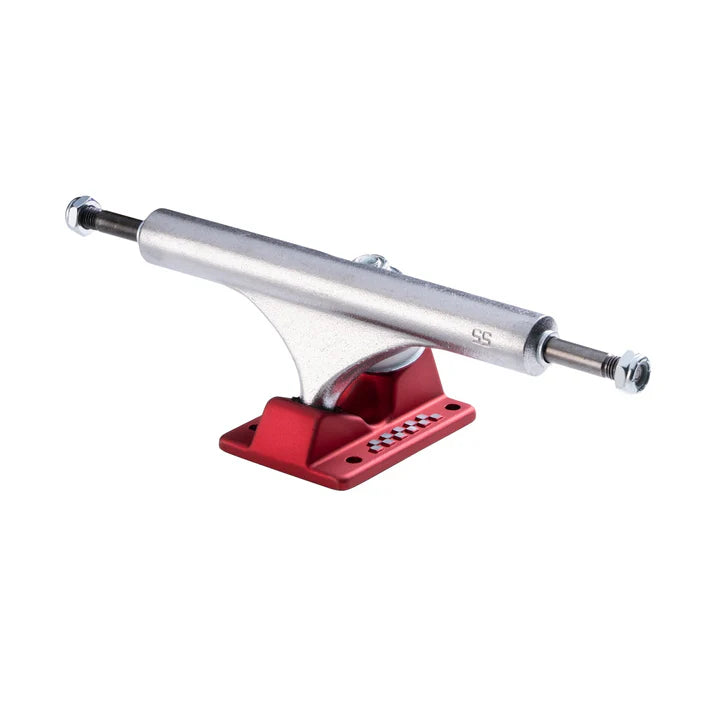 Ace 55 polished truck with red baseplate