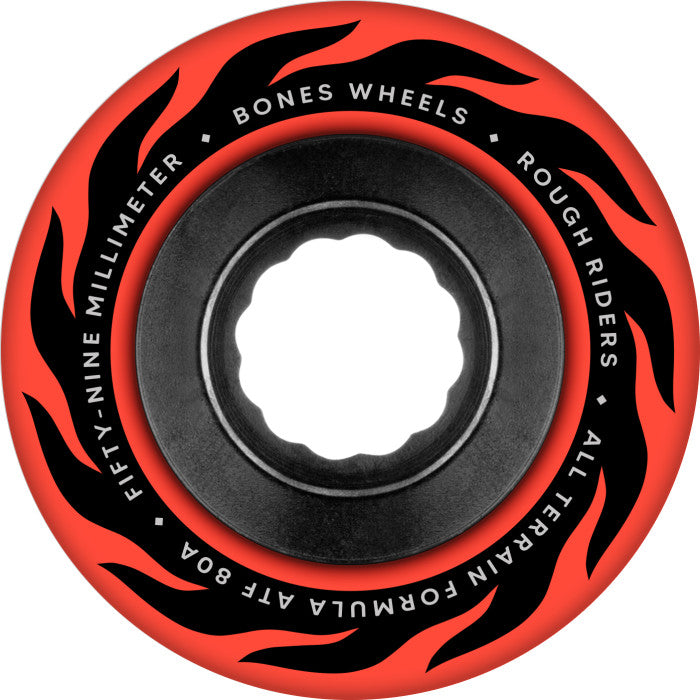 Bones - ATF Rough Rider Wheels Eternal Flame 59MM 80A Red