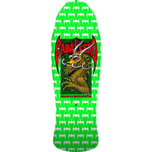 Powell Peralta - Caballero Street Reissue Deck Green/White