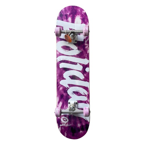 Holiday - Purple Tie Dye Complete Skateboard 7.75''
