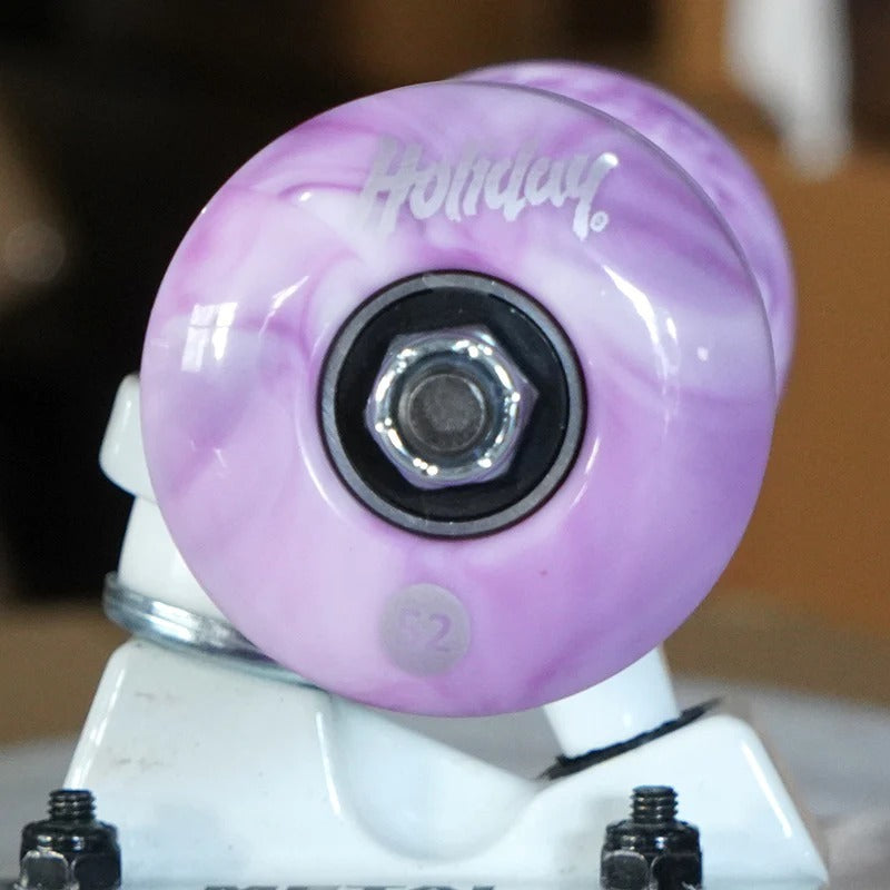 Holiday Purple Tie Dye Complete Skateboard 8.0''