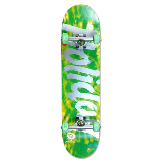 Holiday Green/Silver Tie Dye Complete Skateboard 8.0''