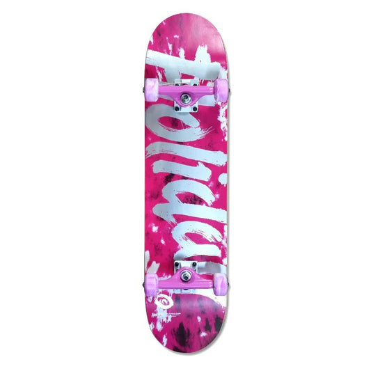 Holiday - Pink Tie Dye Complete Skateboard 7.25''