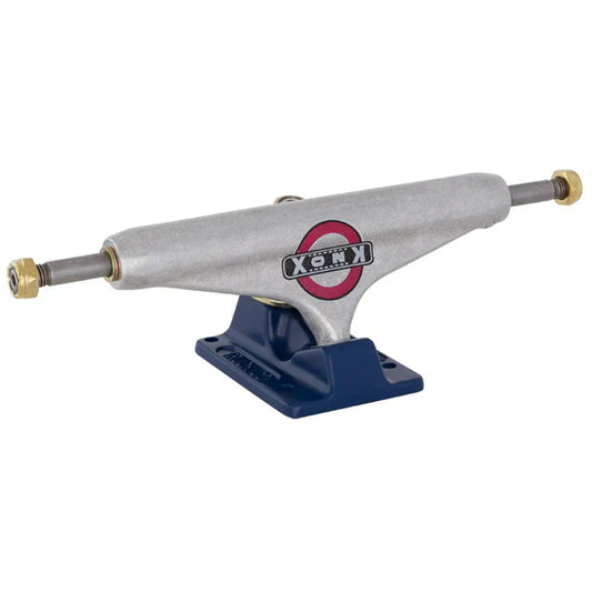 Independent - Forged Hollow Knox Silver/Blue Skateboard Trucks 139