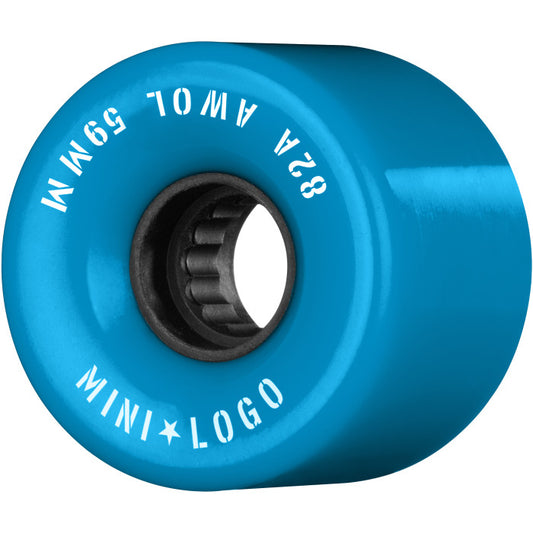 Mini Logo - AWOL Skateboard Wheels 59mm 82A Blue