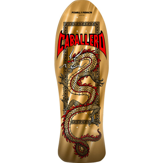 Powell Peralta - Steve Caballero Chinese Dragon Reissue Deck Gold Foil