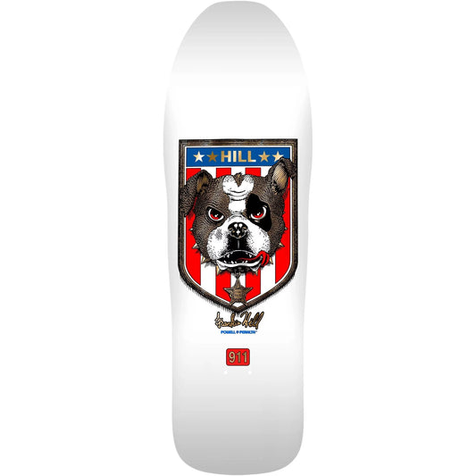 Powell Peralta - Frankie Hill Bulldog Reissue Deck White/Gold