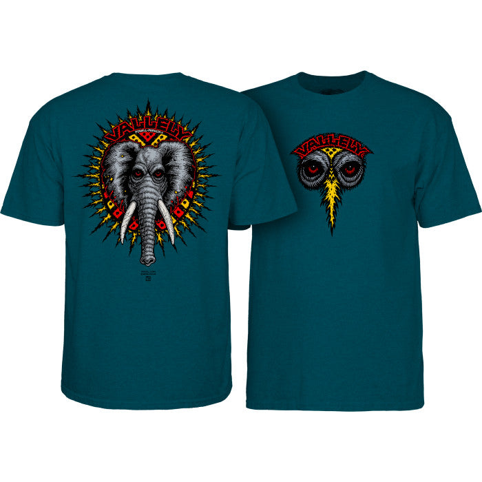 Powell Peralta - Mike Vallely Elephant T-Shirt Midnight Teal