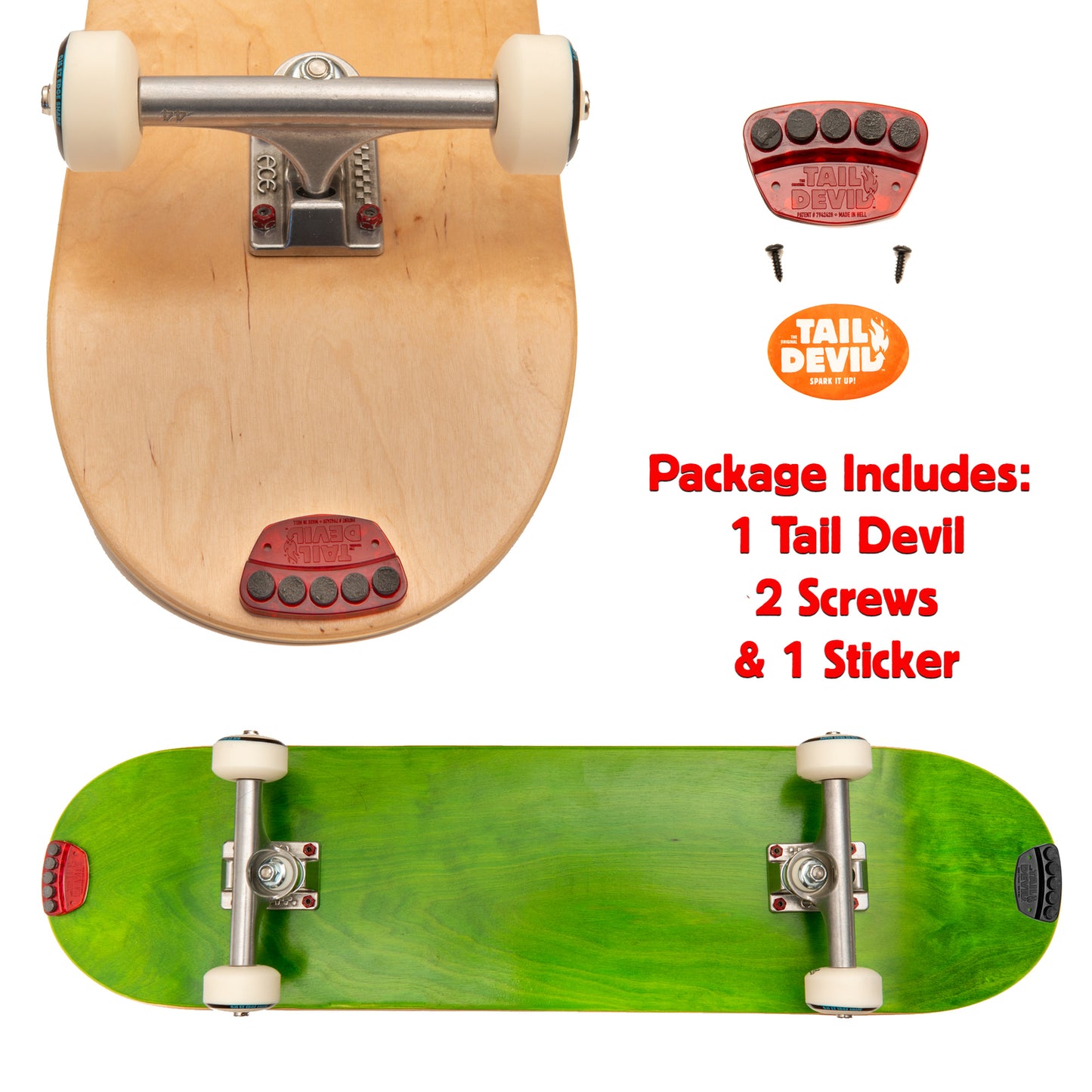 Tail Devil - Spark Plate Red