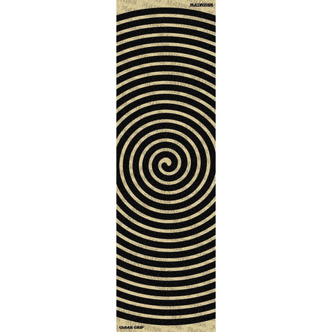 Madness - Swirl Grip Tape Clear/black 10''