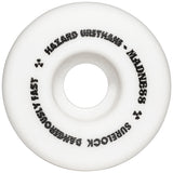 Hazard - Sign CP Conical Surelock Skateboard Wheels 52mm