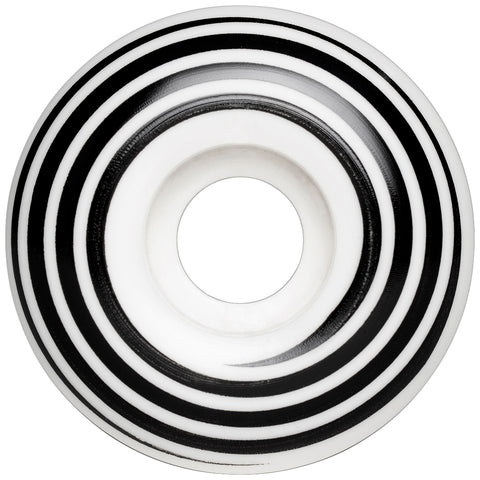 Hazard - Swirl CP Radial Skateboard Wheels White 55mm