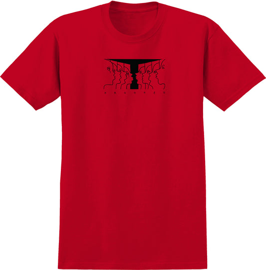 Krooked - Basic Face Off T-Shirt Red/Black