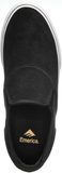 Emerica - Wino G6 Slip-On Skate Shoes Black/White/Gold