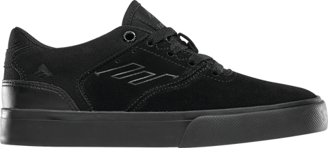 Emerica - Reynolds Low Vulc Youth Skate Shoes Black/Black/Black