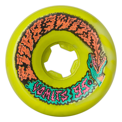 Santa Cruz - Slime Balls Snake Vomits Wheels Green White Swirl 60mm 95a