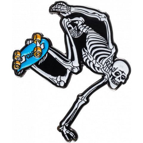 Powell Peralta Skateboarding Skeleton Pin