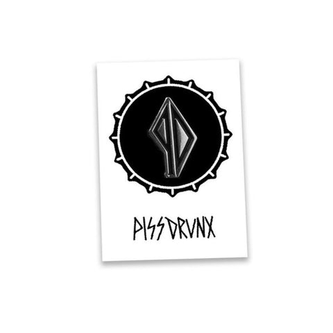 Piss Drunx Logo Pin