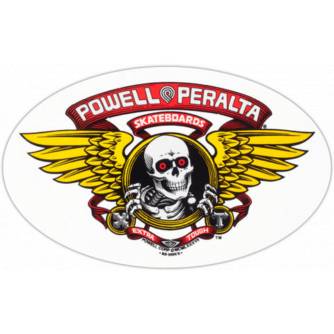 Powell Peralta - Winged Ripper Sticker Red