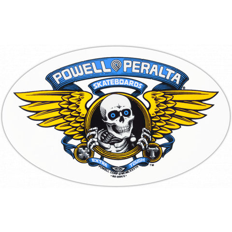 Powell Peralta - Winged Ripper Sticker Blue