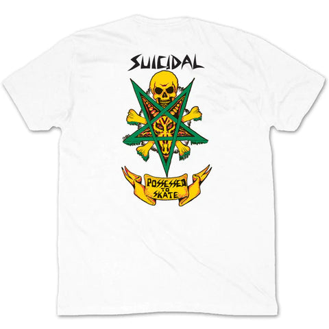 Suicidal Skates - Possessed To Skate T-Shirt White