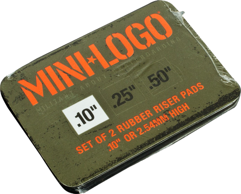 Mini Logo - Riser Pads .1" rubber pad