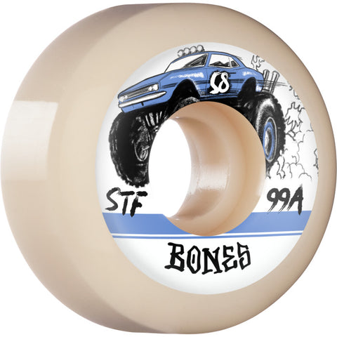 Bones - STF Skateboard Wheels Big Rigs 58mm V5 Sidecut 99a
