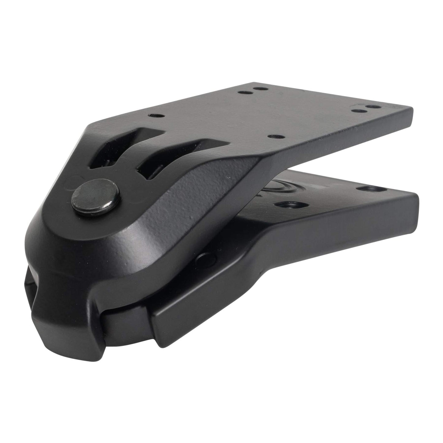 Black waterborne surfskate adapter for skateboards mounted between the deck and front truck.