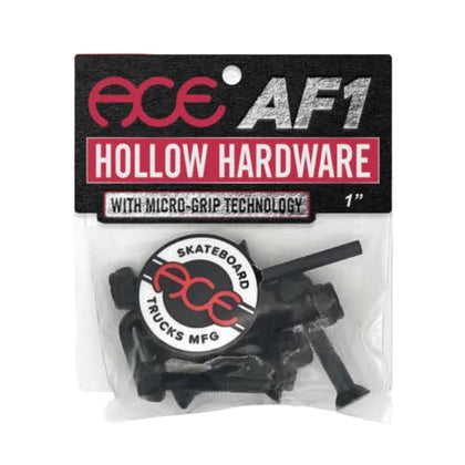 Ace - AF1 Hollow Bolts w/Grippers Allen Black