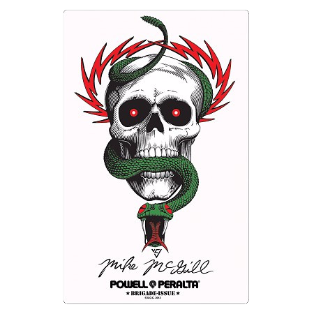 Powell Peralta - Bones Brigade McGill Skull & Snake Sticker
