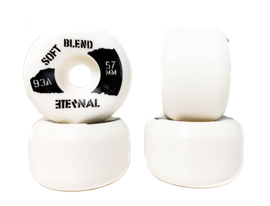 Eternal - Skateboard Wheels Soft Blend 57mm 93a White