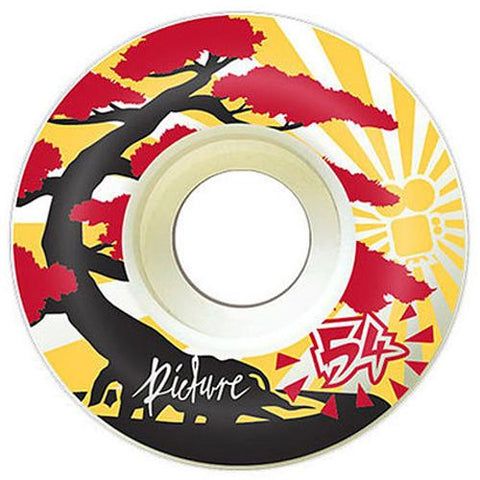 Picture Wheel Co - 80A Soft Street "Kushi" Skateboard Wheels 54mm