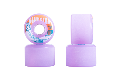 Nana - Bludgers 62mm 82a Skateboard Wheels Lavender Rinse
