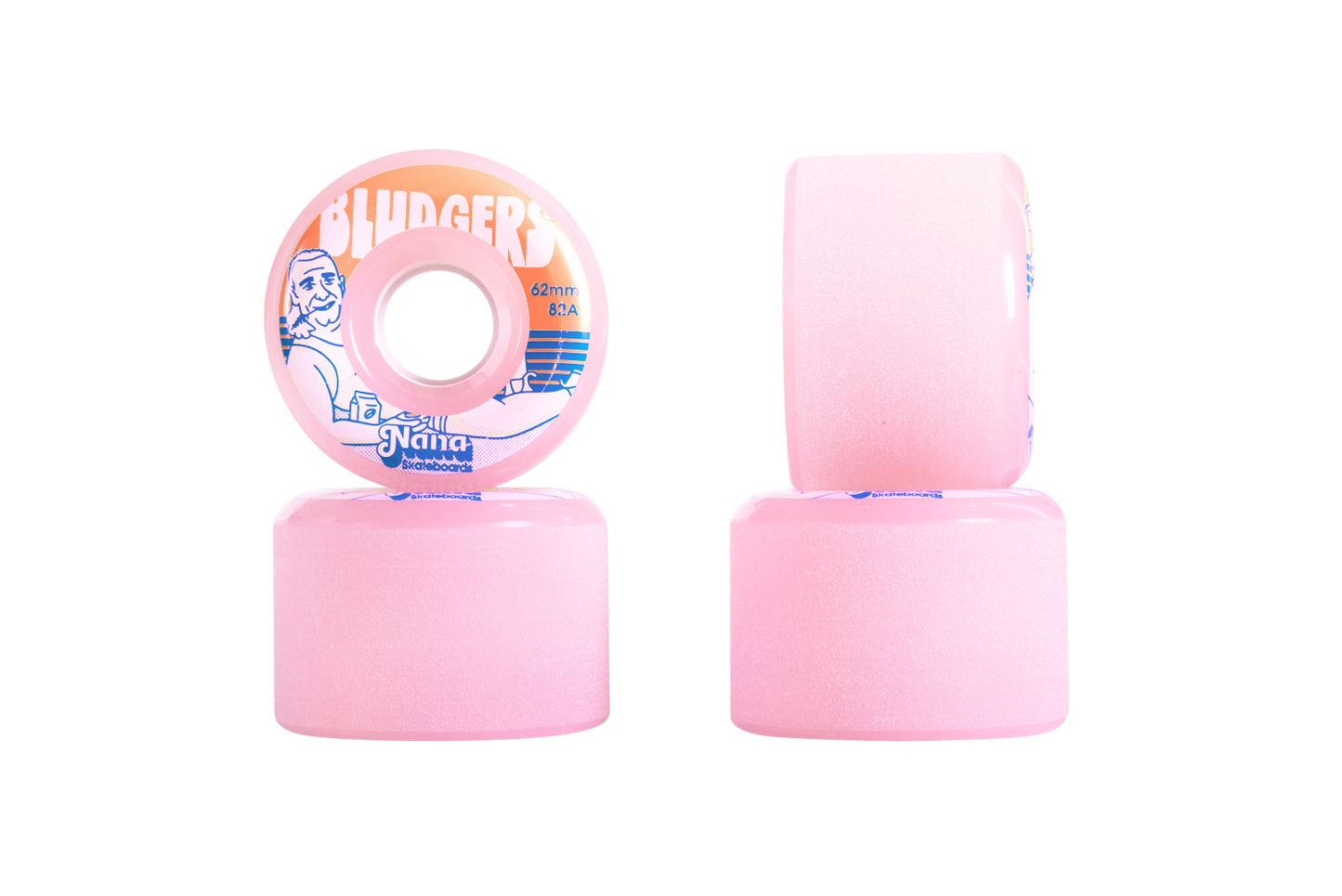 Nana - Bludgers 62mm 82a Skateboard Wheels Flamin' Gallah