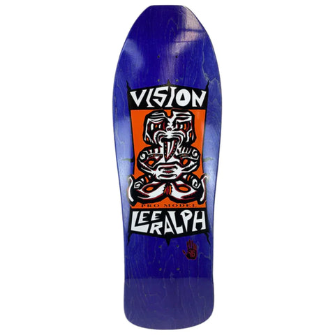 Vision - Lee Ralph Tiki Reissue Skateboard Deck Purple Stain