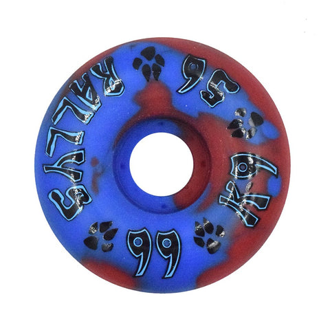 Dogtown - K-9 Rallys Red/BlueSwirl Skateboard Wheels 56mm 99a