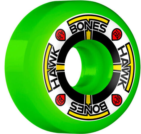 Bones -Pro SPF Skateboard Wheels Hawk T-Bone II 60mm P5 Sidecut Green