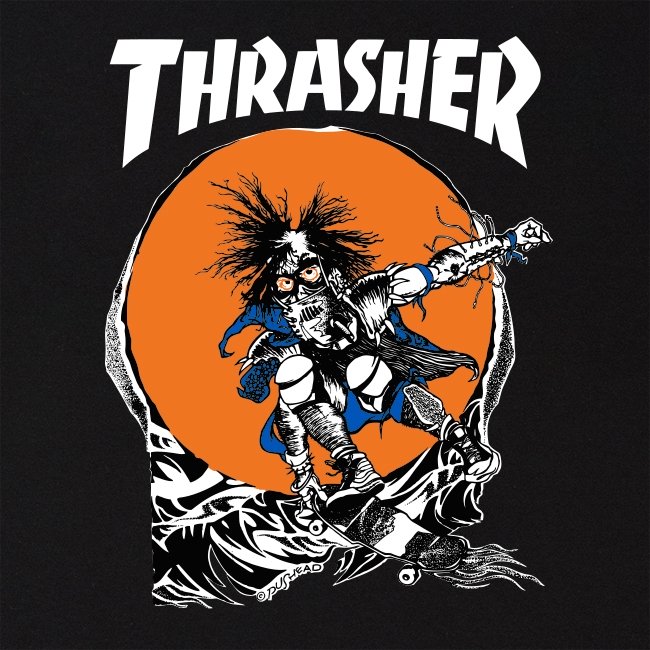 Thrasher - Skate Outlaw T-Shirt Black