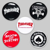 Thrasher - Logo Buttons (5 Pack)